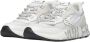 Voile blanche Leather and nylon sneakers Club01 White Heren - Thumbnail 3