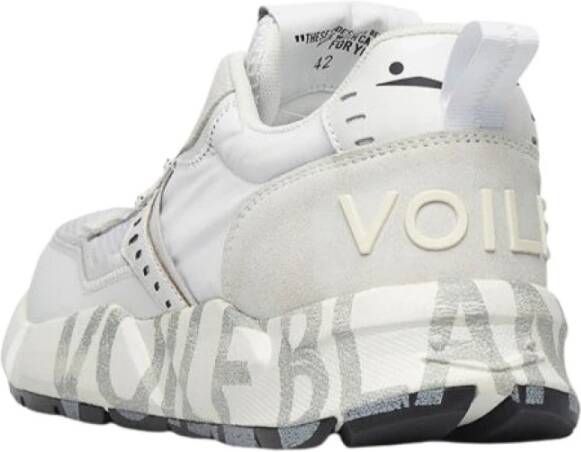 Voile blanche Lichtgewicht Mesh Sneakers Wit Heren