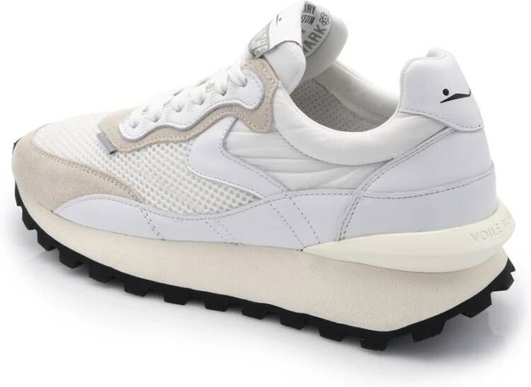 Voile blanche Hype Suede Witte Sneakers Wit Heren