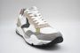 Voile blanche Sportieve lage sneakers in grijs wit en beige Wit Heren - Thumbnail 2