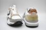 Voile blanche Sportieve lage sneakers in grijs wit en beige Wit Heren - Thumbnail 3