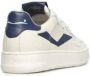 Voile blanche Dust-Navy Leren Sneakers voor Heren White Heren - Thumbnail 4