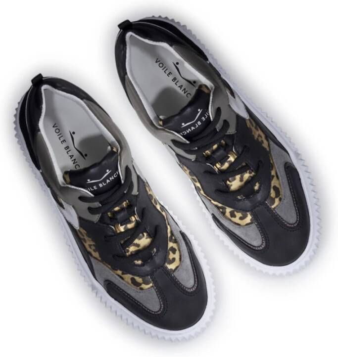 Voile blanche Leop Sneakers 1A18 Zwart Dames