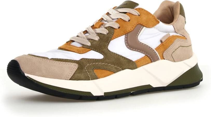 Voile blanche Sportieve Beige Sneakers Comfort Stijl Multicolor Heren