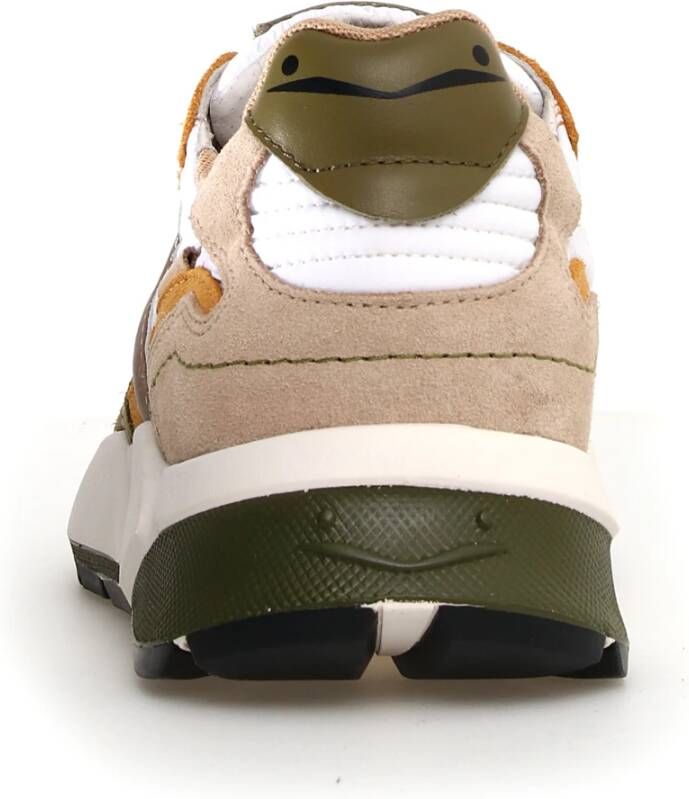 Voile blanche Sportieve Beige Sneakers Comfort Stijl Multicolor Heren