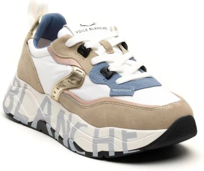 Voile blanche Stads Chic Beige Sneakers Multicolor Dames