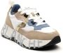 Voile blanche Suede and technical fabric sneakers Club105. White Dames - Thumbnail 2