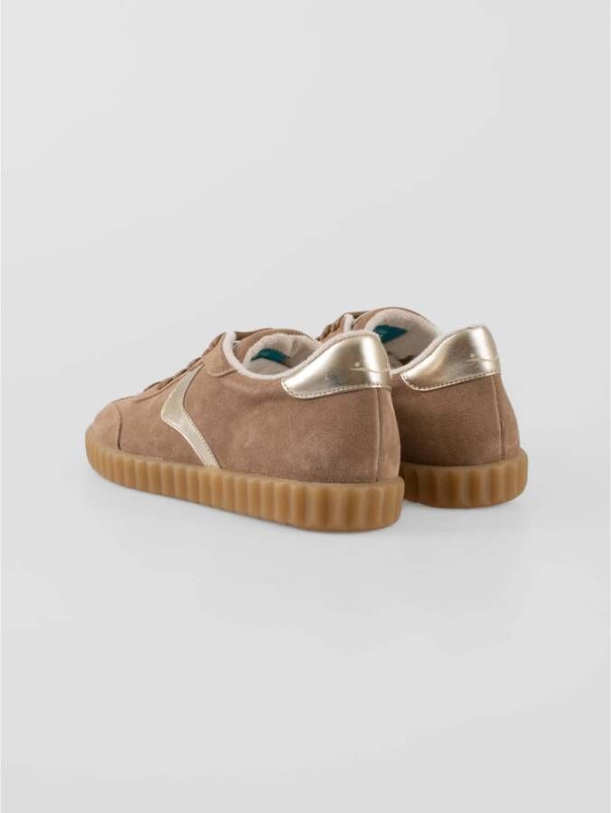 Voile Blanche Stedelijke Suède Sneakers voor Moderne Vrouwen