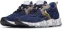 Voile blanche Suède Sneakers met Lichtgewicht Rubberen Zool Blue Heren - Thumbnail 6