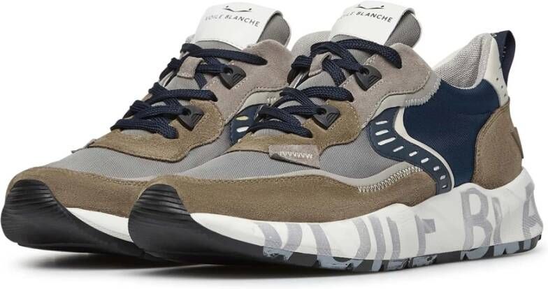 Voile blanche Suede and fabric sneakers Club01. Multicolor Heren