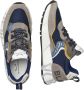Voile blanche Blauwe Sneakers met Elegant en Comfortabel Fit Blauw Heren - Thumbnail 3
