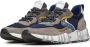 Voile blanche Blauwe Sneakers met Elegant en Comfortabel Fit Blauw Heren - Thumbnail 4