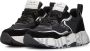 Voile blanche Zwarte Sneakers met Leren en Stoffen Voering Black Dames - Thumbnail 10