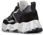 Voile blanche Zwarte Sneakers met Leren en Stoffen Voering Black Dames - Thumbnail 11