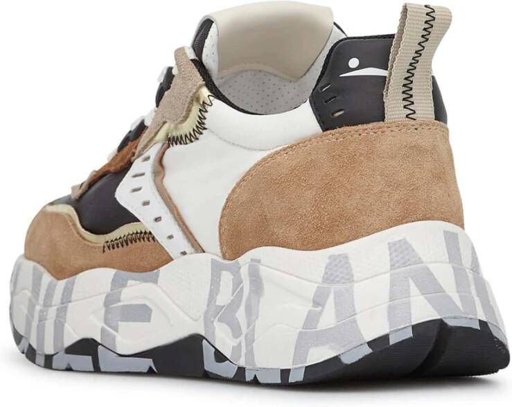 Voile blanche Suede and fabric sneakers Club105. Multicolor Dames