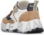 Voile blanche Bruine Sneakers met Leren en Stoffen Voering Brown - Thumbnail 6