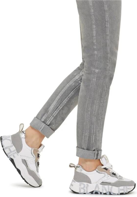 Voile blanche Suede and fabric sneakers Club105. Multicolor Dames
