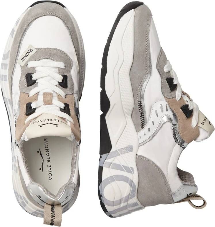 Voile blanche Suede and fabric sneakers Club105. Multicolor Dames