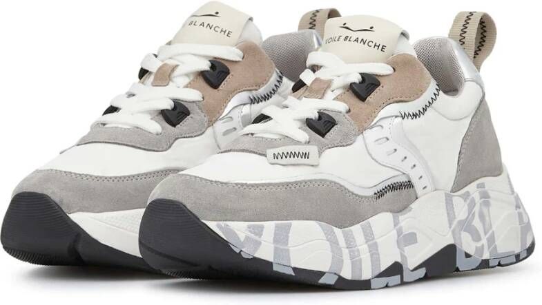 Voile blanche Suede and fabric sneakers Club105. Multicolor Dames