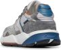 Voile blanche Grijze Sneakers Sportief Ontwerp Leren Inzetstukken Multicolor Heren - Thumbnail 5
