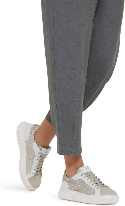 Voile blanche Suede and fabric sneakers Lipari Multicolor Dames
