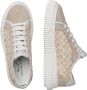 Voile blanche Suede and raffia sneakers Maiorca Flat Beige Dames - Thumbnail 3