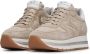 Voile blanche Suede and raffia sneakers Maran Beige Dames - Thumbnail 10
