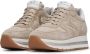 Voile blanche Suede and raffia sneakers Maran Beige Dames - Thumbnail 4