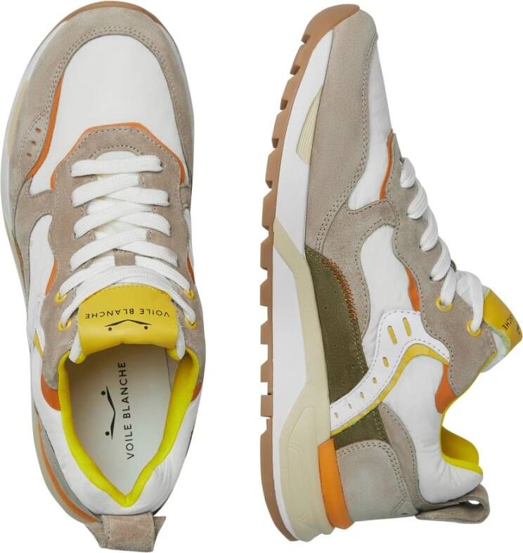 Voile blanche Suede and technical fabric sneakers Bholt. Multicolor Heren