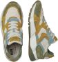 Voile blanche Suede and technical fabric sneakers Club19. Green Heren - Thumbnail 3