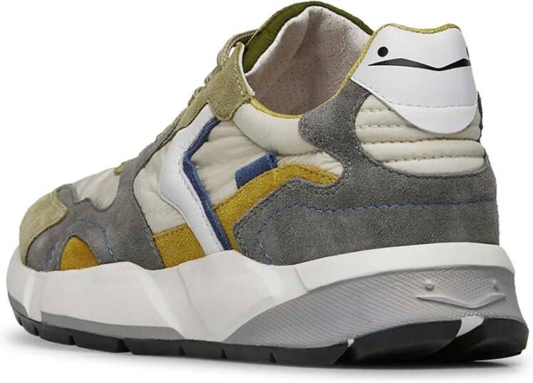 Voile blanche Suede and technical fabric sneakers Club19. Multicolor Heren