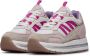 Voile blanche Suede and technical fabric sneakers Daisy Pink Dames - Thumbnail 4