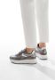 Voile blanche Suede and technical fabric sneakers Lana Fresh Gray Dames - Thumbnail 3