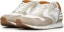 Voile blanche Suede and technical fabric sneakers Liam Power Beige Heren - Thumbnail 4