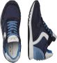 Voile blanche Suede and technical fabric sneakers Liam Power Blue Heren - Thumbnail 3