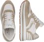 Voile blanche Suede and technical fabric sneakers Maran Power Beige Dames - Thumbnail 3