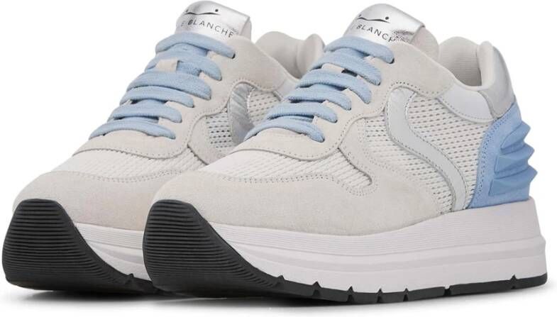 Voile blanche Suede and technical fabric sneakers Maran Power Mesh BIS Multicolor Dames