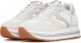 Voile blanche Suede and technical fabric sneakers Maran Power White Dames - Thumbnail 4