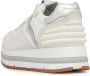 Voile blanche Suede and technical fabric sneakers Maran Power White Dames - Thumbnail 5