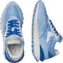 Voile blanche Suede and technical fabric sneakers Qwark Hype Woman Blue Dames - Thumbnail 3