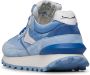 Voile blanche Suede and technical fabric sneakers Qwark Hype Woman Blue Dames - Thumbnail 5
