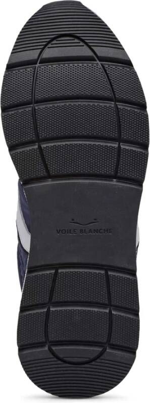 Voile blanche Suede and technical fabric sneakers Storm 015 Man. Multicolor Heren