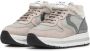 Voile blanche Suede and wool sneakers Maran FUR Gray Dames - Thumbnail 5