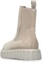 Voile blanche Suede ankle boots Grenelle Chelsea Beige Dames - Thumbnail 6