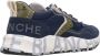Voile blanche Suède Sneakers met Lichtgewicht Rubberen Zool Blue Heren - Thumbnail 11