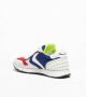 Voile Blanche Vintage Leren Sneakers Wit-Blauw-Rood - Thumbnail 2
