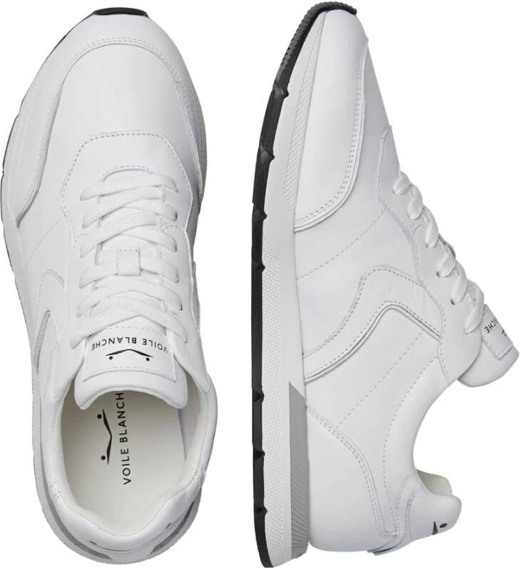 Voile blanche Leather sneakers Storm 015 MAN White Heren