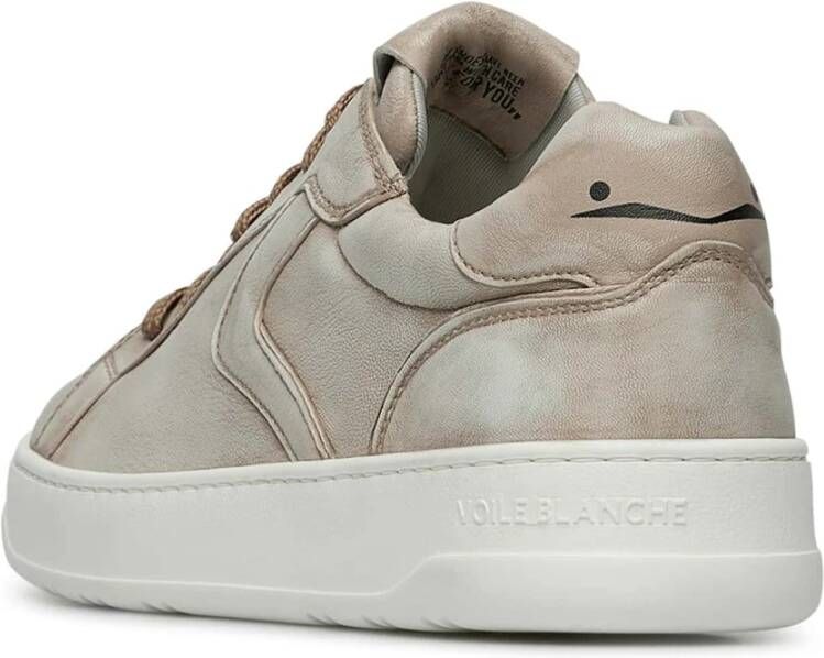 Voile blanche Vintage Leren Sneakers Layton 100 Gray Heren