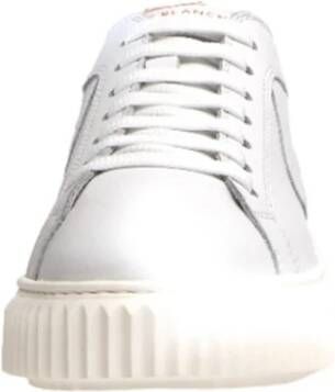 Voile Blanche Witte Casual Leren Sneakers oor Dames