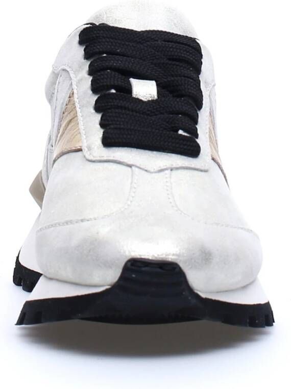 Voile blanche Witte Casual Leren Sneakers White Dames